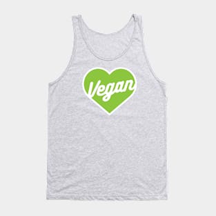 Vegan Heart Shirt Tank Top